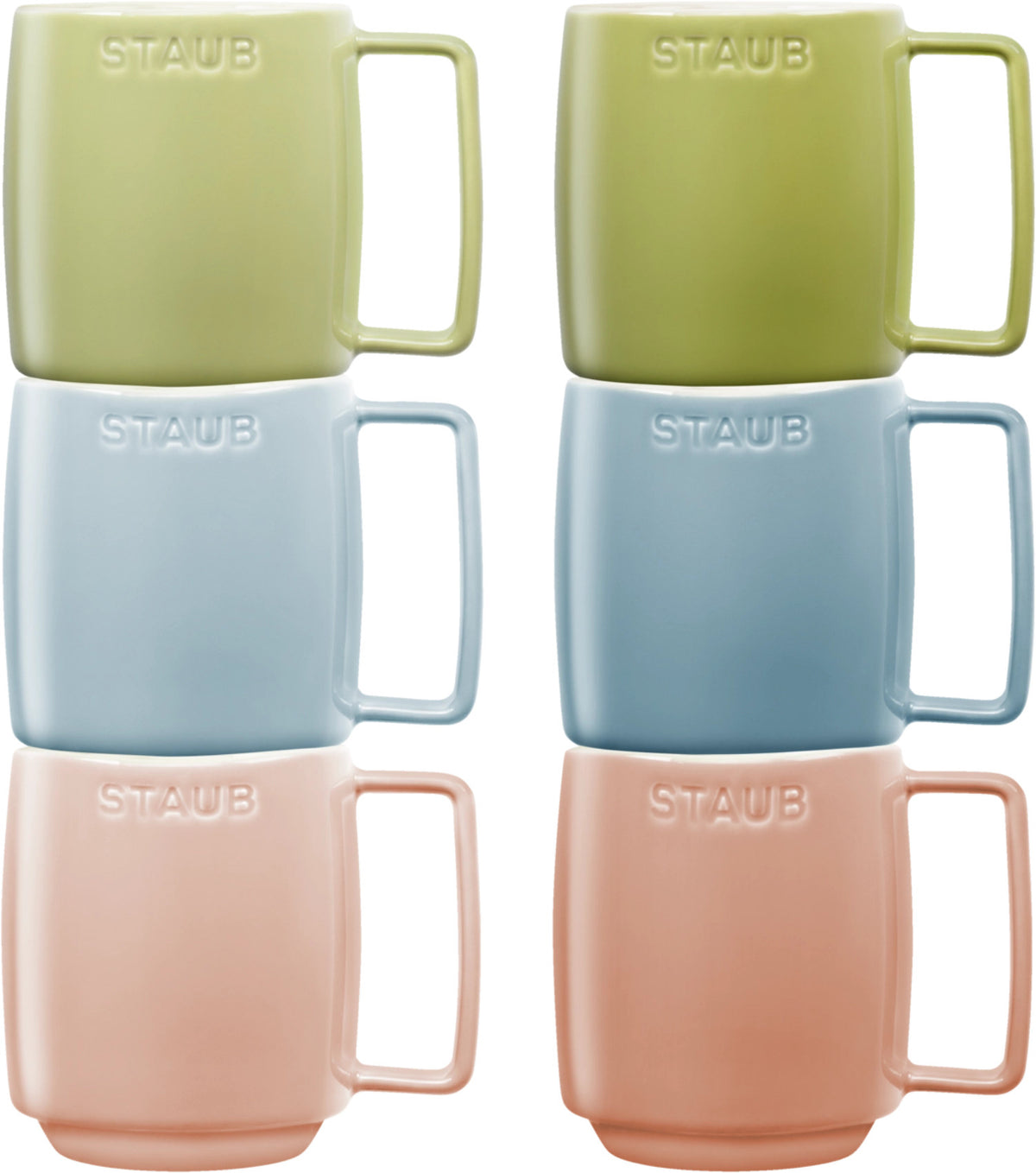 6tlg. Tassenset M 350ml in Mehrfarbig präsentiert im Onlineshop von KAQTU Design AG. Espressotassen ist von Staub