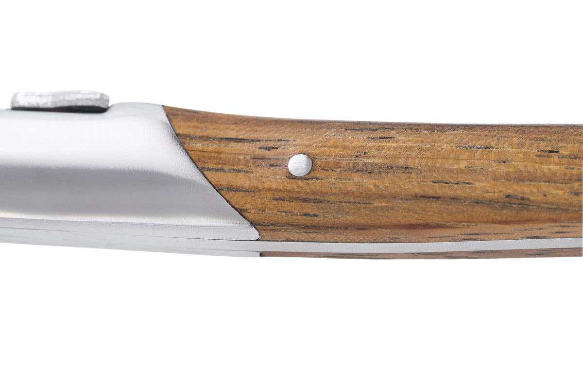 Laguiole Luxury Line Steakmesser Verschiedene Holzarten in Mehrfarbig präsentiert im Onlineshop von KAQTU Design AG. Küchenmesser ist von Laguiole Style de Vie