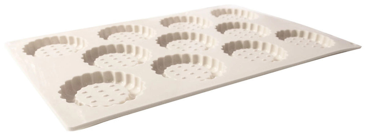 Silikon Backform für 11 Törtchen in Blau präsentiert im Onlineshop von KAQTU Design AG. Backform / Backblech ist von Scrap Cooking