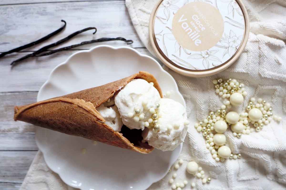 Fertigmischung für Schokoladenwaffeln / Cornet 260g in Mehrfarbig präsentiert im Onlineshop von KAQTU Design AG. Zutaten ist von Scrap Cooking