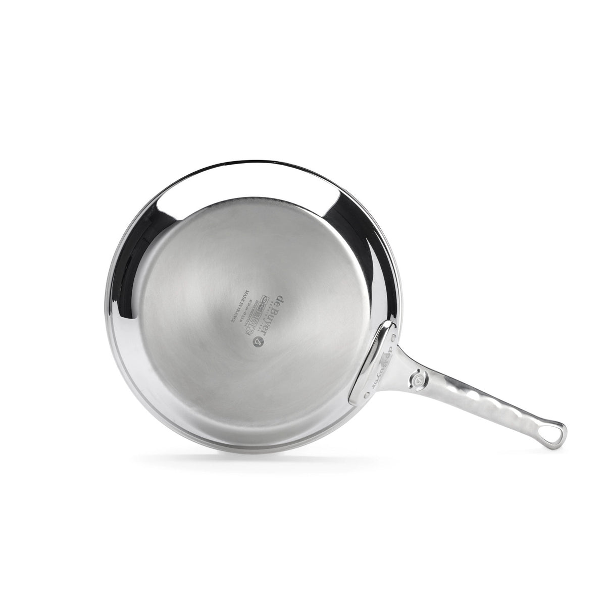 Affinity Bratpfanne D28cm Antihaftbeschichtung Edelstahl in Silber präsentiert im Onlineshop von KAQTU Design AG. Bratpfanne ist von de Buyer