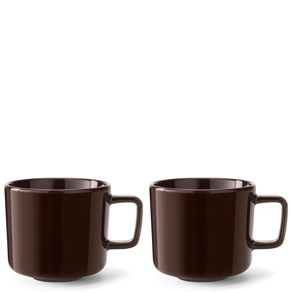 2er Set Collective Kaffeetasse 260ml mocha in Braun präsentiert im Onlineshop von KAQTU Design AG. Espressotassen ist von LSA