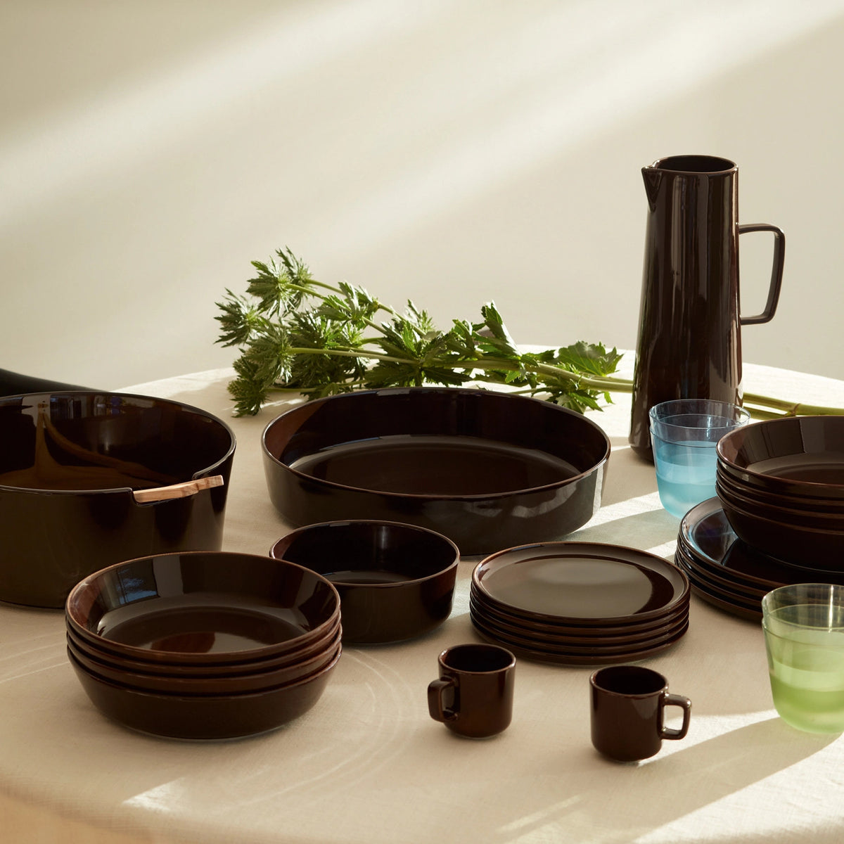 2er Set Collective Schale D8cm mocha in Braun präsentiert im Onlineshop von KAQTU Design AG. Schale ist von LSA