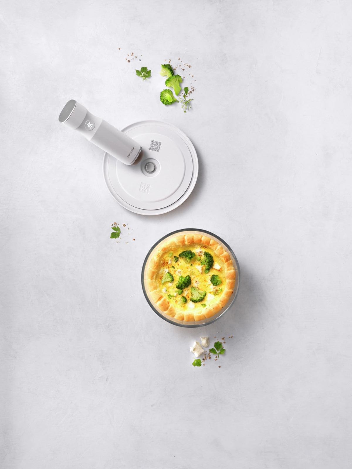 Fresh & Save Bowls Vakuumschüssel M, Glas in Transparent präsentiert im Onlineshop von KAQTU Design AG. Aufbewahrungsbeutel ist von Zwilling