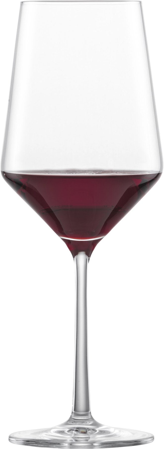 Transparentes Weinglas Belfesta Cabernet 1 von Zwiesel aus Glas, schlanke Form mit rundem Kelch und langem Stiel, Höhe 24.4 cm.
