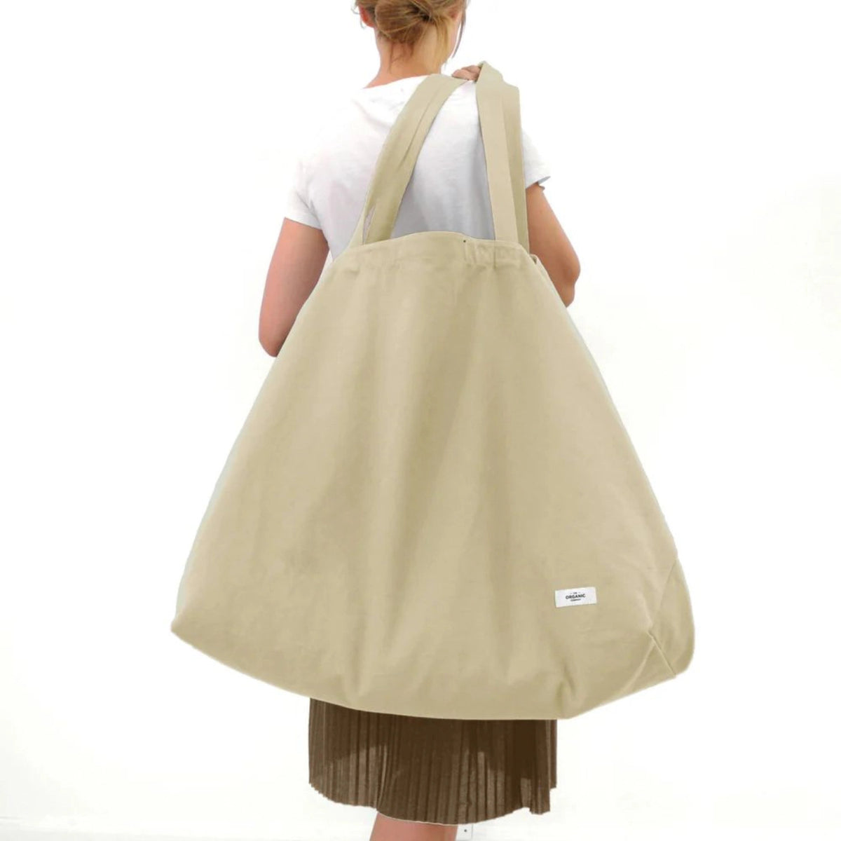 Big Long Tasche 35x45x90cm pale honey Biobaumwolle in Beige präsentiert im Onlineshop von KAQTU Design AG. Küchenhelfer ist von The Organic Company