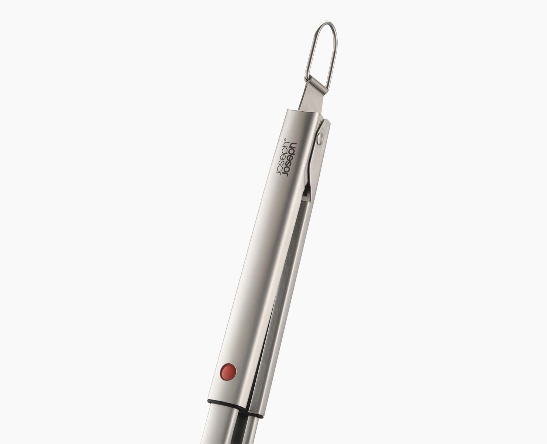 Elegantes 4-teiliges BBQ-Utensilien-Set aus robustem Edelstahl von Joseph Joseph, ideal für Grillliebhaber, mit praktischem Aufbewahrungsetui.