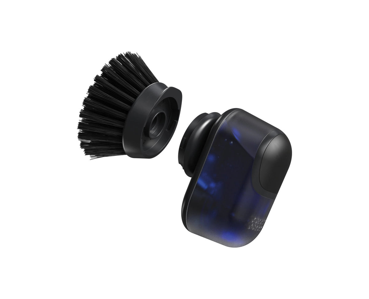 SinkTech Seifenspender mit Handbürste und Halter 11.8x9.2cm in Schwarz präsentiert im Onlineshop von KAQTU Design AG. Abwasch ist von Joseph Joseph