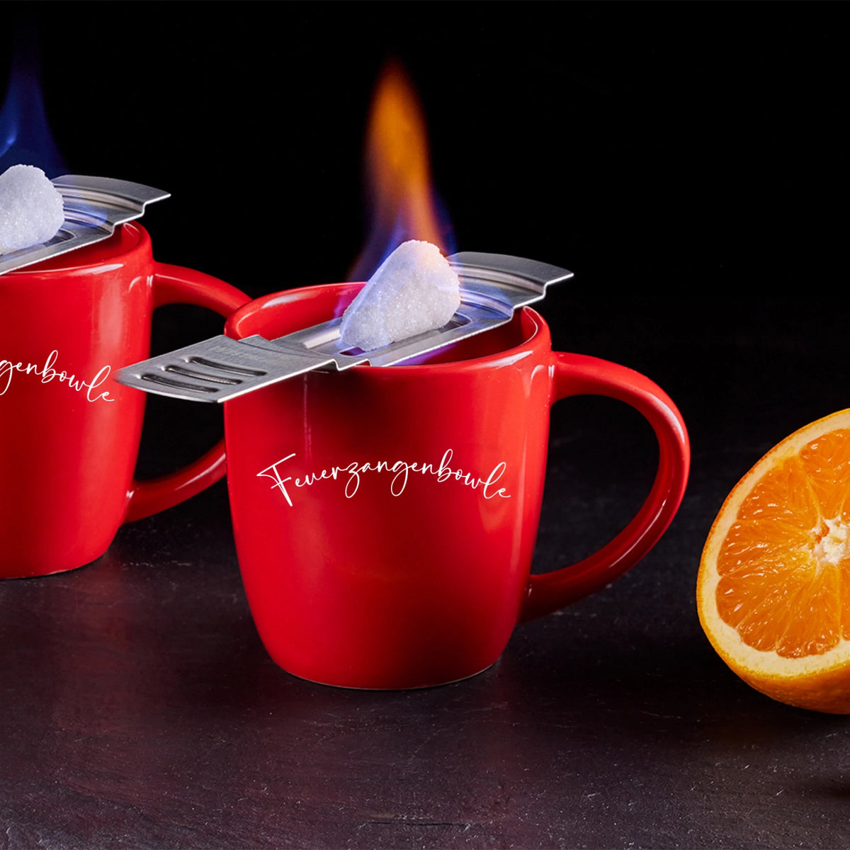 4 pinces à sucre pour punch "Feuerzangenbowle" in Silber präsentiert im Onlineshop von KAQTU Design AG. Besteck ist von Westmark