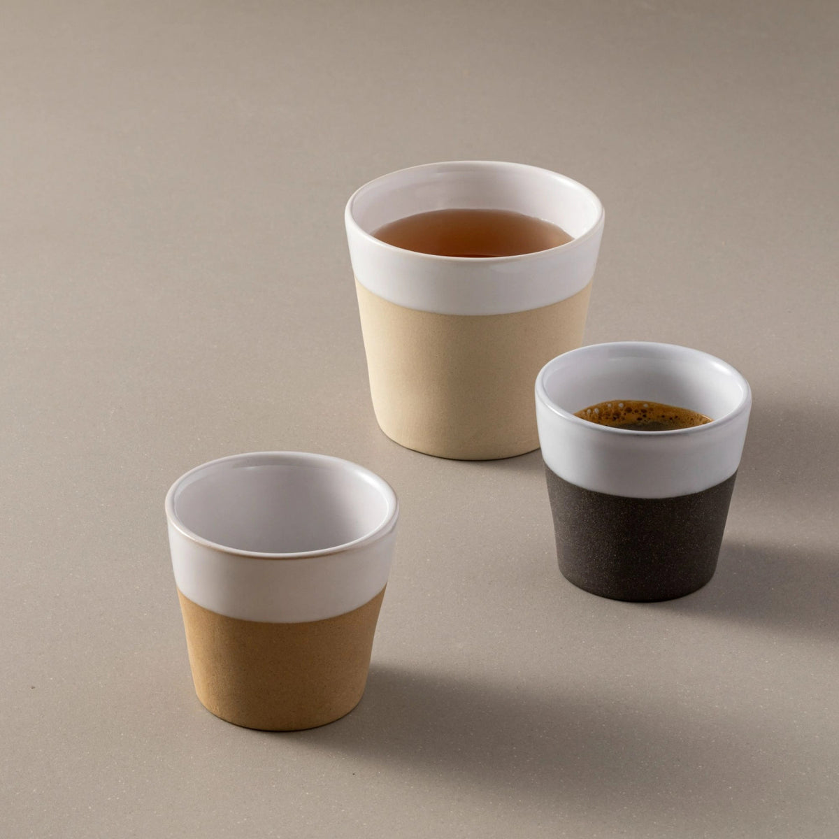 Grespresso Espressotasse 70ml D6.5cm H5.8cm sand white in Beige präsentiert im Onlineshop von KAQTU Design AG. Tasse ist von Costa Nova