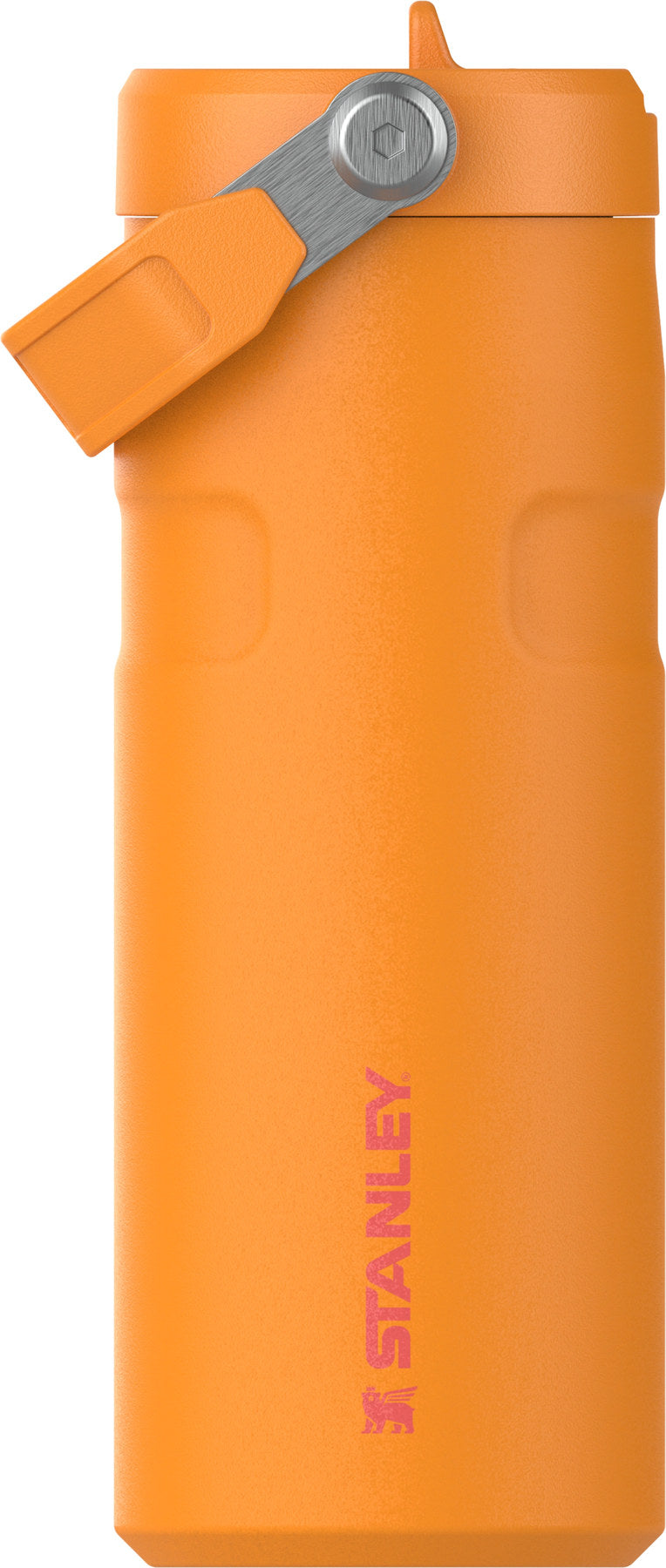 IceFlow Flip Straw Flasche 0.47l goldenrod coral in Orange präsentiert im Onlineshop von KAQTU Design AG. Thermosflasche ist von Stanley