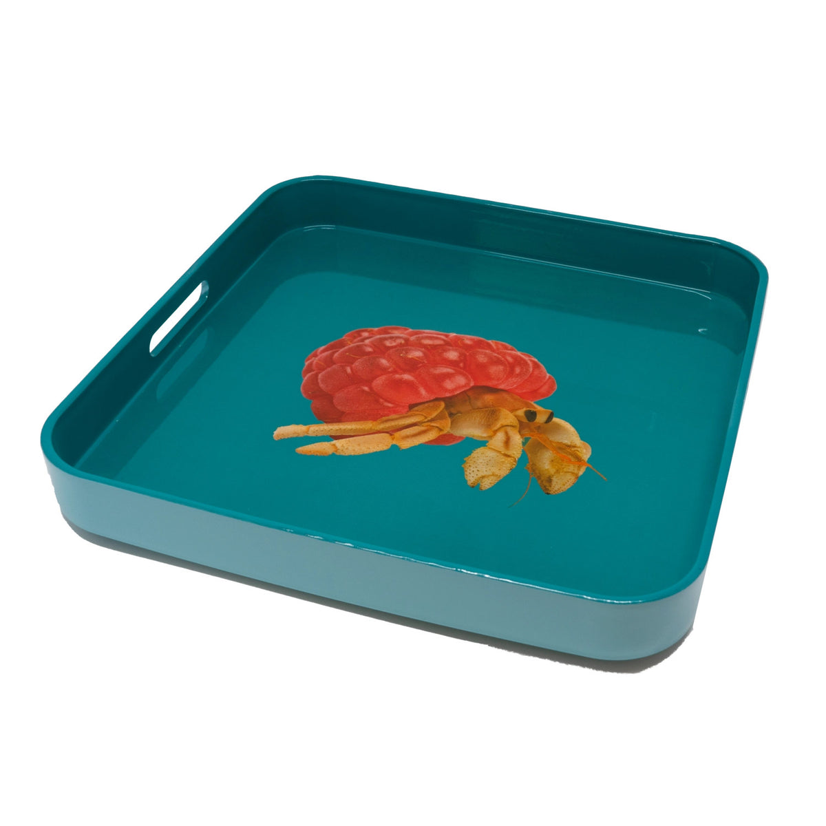 Tablett quadratisch 34x34cm Krebs in Mehrfarbig präsentiert im Onlineshop von KAQTU Design AG. Tablett ist von Easy Life