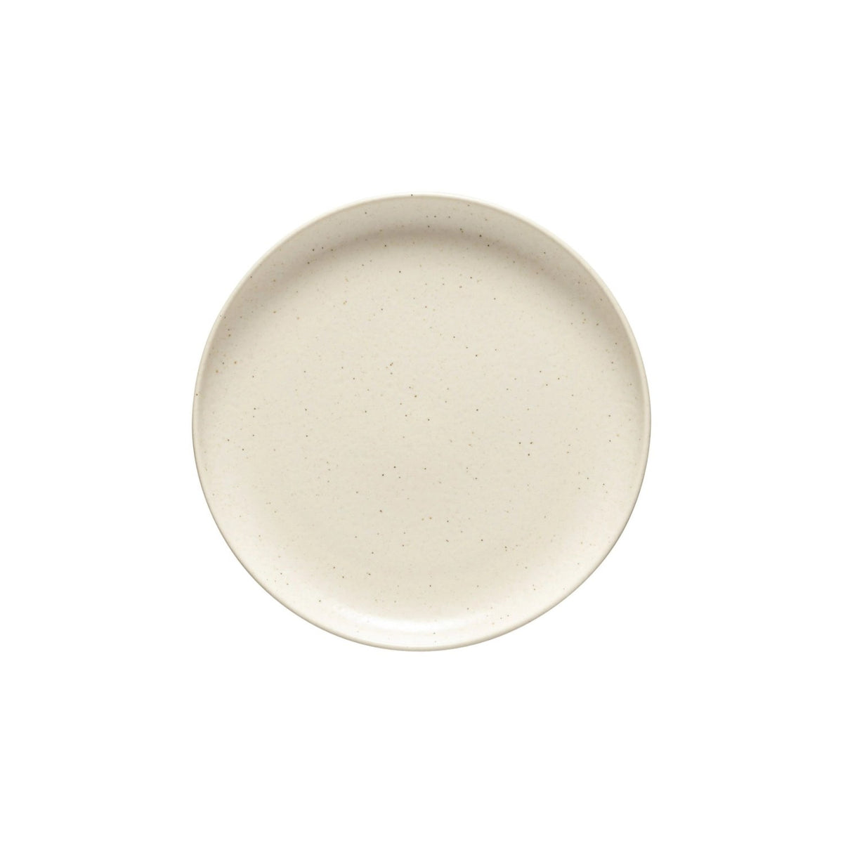 Beiger Dessertteller aus Steinzeug der Pacifica Kollektion von Costa Nova, rund, Durchmesser 22.4cm, Höhe 2.5cm, Farbe Vanilla.