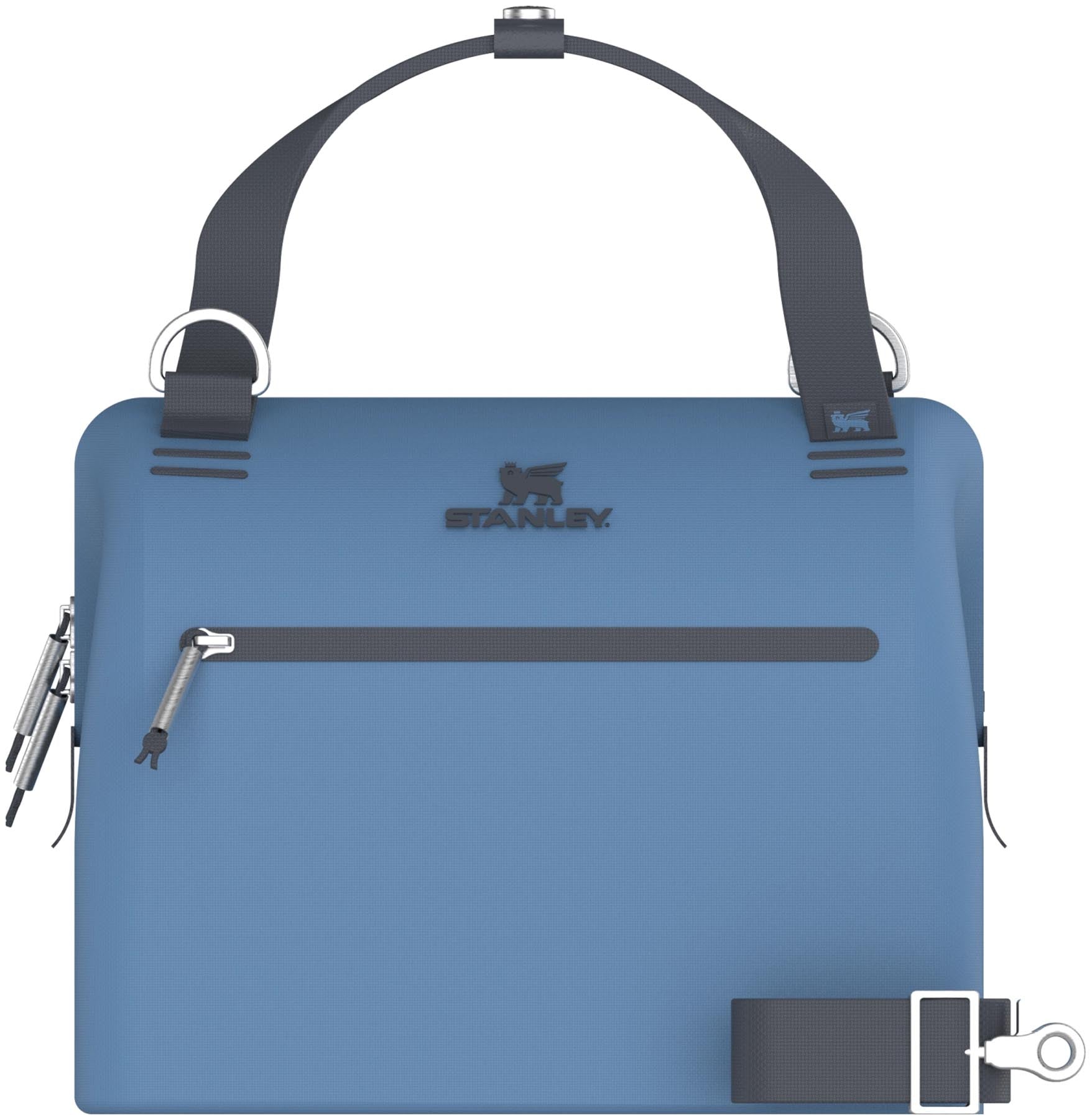 Stylische Kühltasche in Himmelblau von Stanley, ideal für unterwegs. Mit 7 Litern Fassungsvermögen für Snacks und Getränke bei jedem Abenteuer.