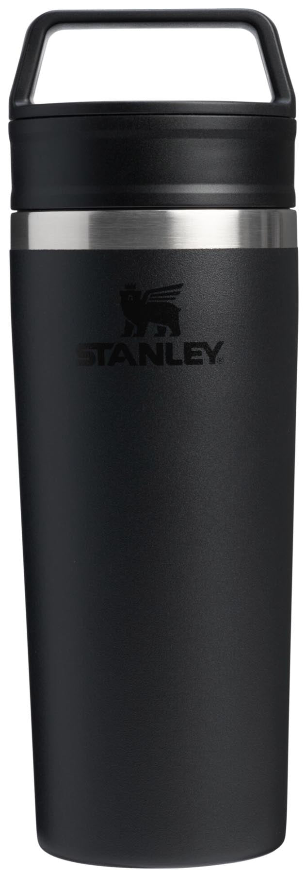 Café-To-Go Travel Mug 0.47l black 2.0 in Schwarz präsentiert im Onlineshop von KAQTU Design AG. Aufbewahrungsbehälter ist von Stanley