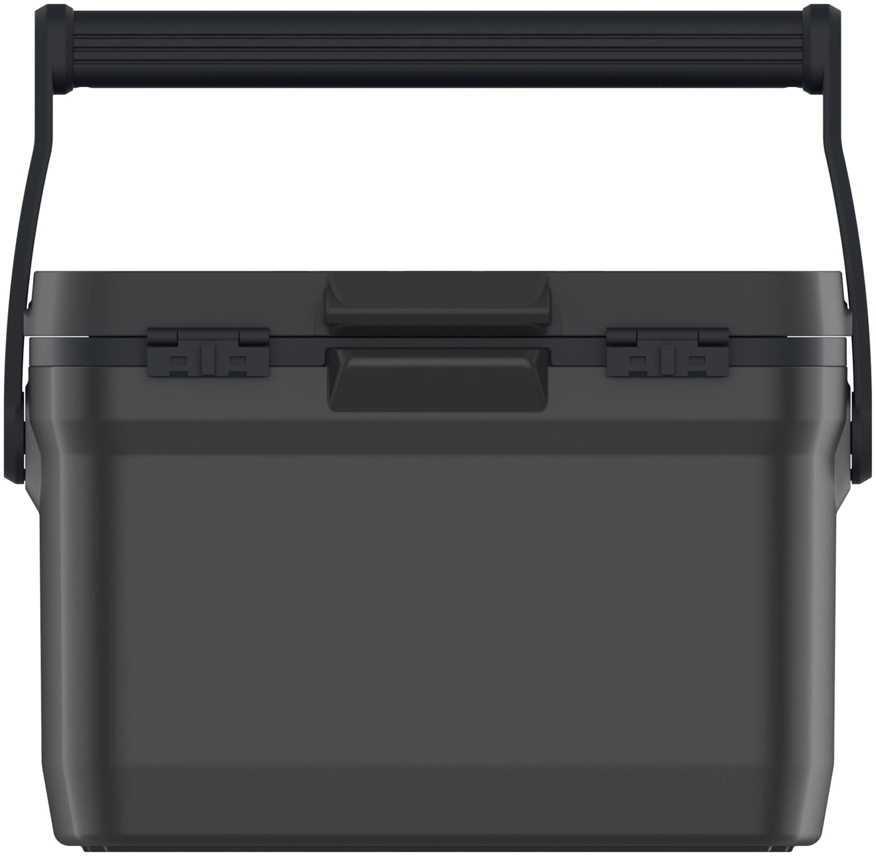 Schwarze Easy-Carry Kühltasche von Stanley mit 15,1 l Volumen, ideal für Outdoor-Aktivitäten und Picknicks.