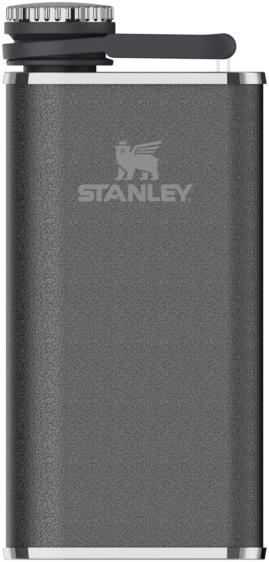 Easy-Fill Wide Mouth Flask 0.23l hammertone black in Schwarz präsentiert im Onlineshop von KAQTU Design AG. Aufbewahrungsbehälter ist von Stanley