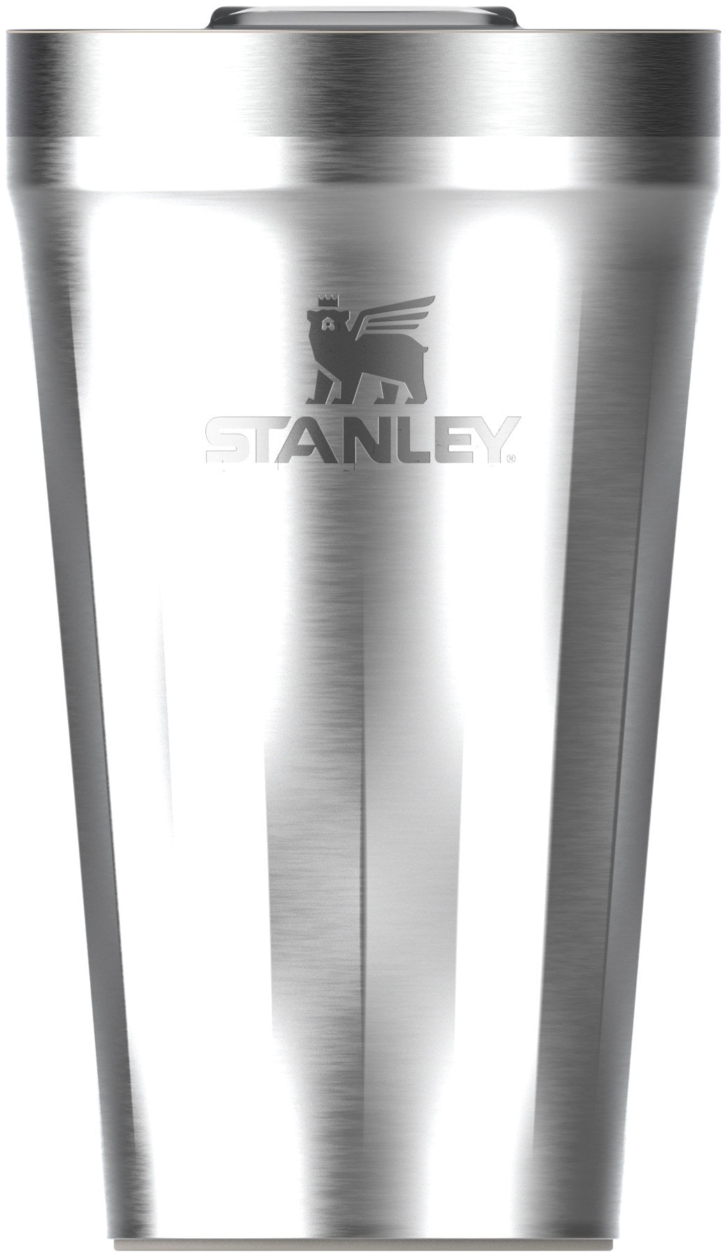 Everyday Tumbler TXT 0.47l stainless stell ash in Grau präsentiert im Onlineshop von KAQTU Design AG. Thermosflasche ist von Stanley