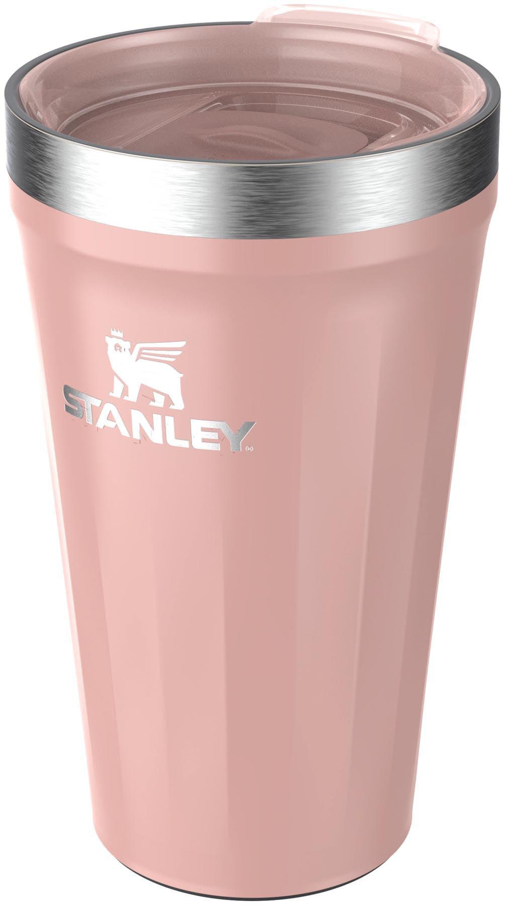 Stylische Thermosflasche Everyday Tumbler in Peach Rose Gloss von Stanley, ideal für den täglichen Gebrauch und unterwegs. Hält Getränke lange warm oder kühl.