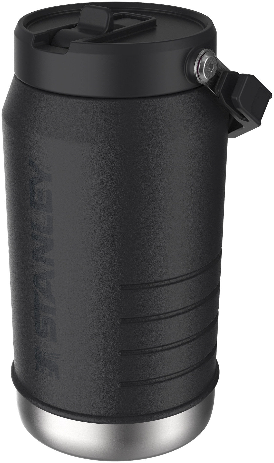 IceFlow Flip Straw Getränkespender 1.9l black 2.0 in Schwarz präsentiert im Onlineshop von KAQTU Design AG. Thermosflasche ist von Stanley