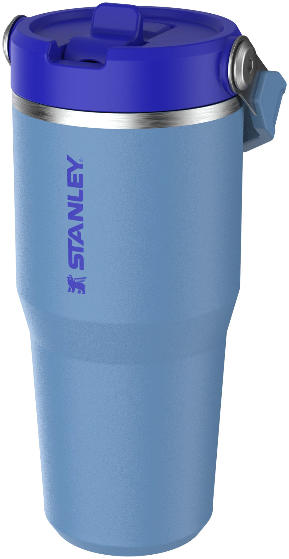 IceFlow Flip Straw Becher 0.41l blue sky in Blau präsentiert im Onlineshop von KAQTU Design AG. Thermosflasche ist von Stanley