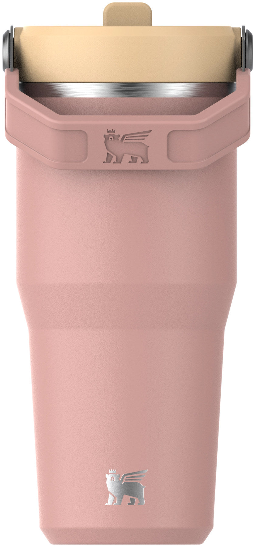 IceFlow Flip Straw Becher 0.41l peach rose in Pink präsentiert im Onlineshop von KAQTU Design AG. Thermosflasche ist von Stanley
