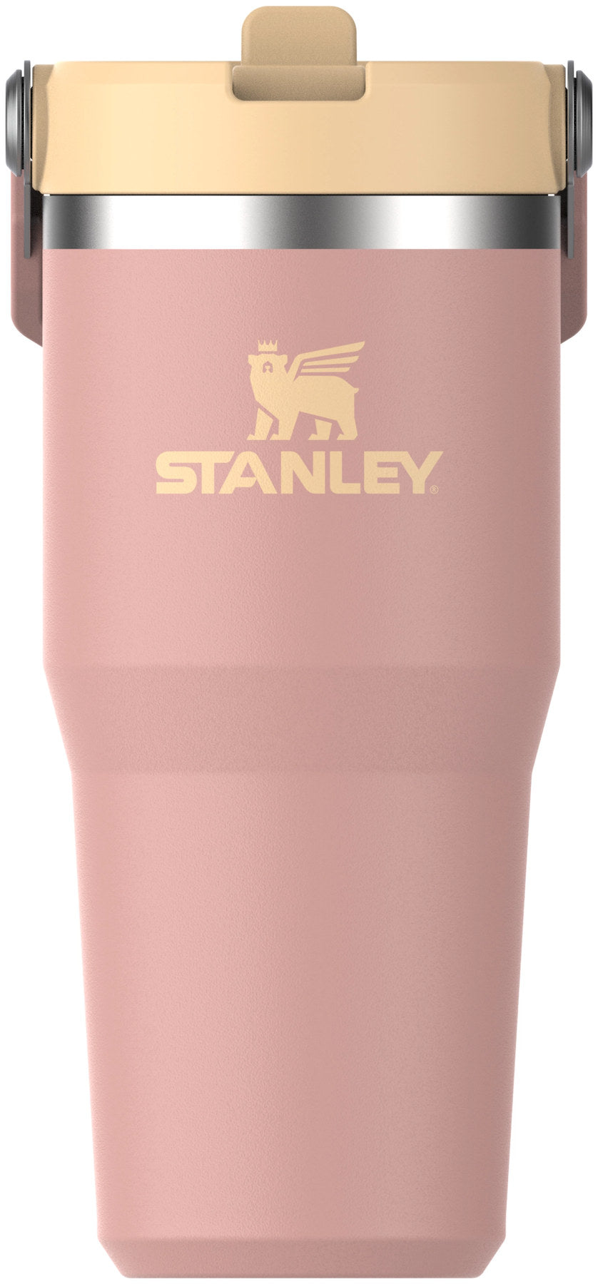 IceFlow Flip Straw Becher 0.41l peach rose in Pink präsentiert im Onlineshop von KAQTU Design AG. Thermosflasche ist von Stanley