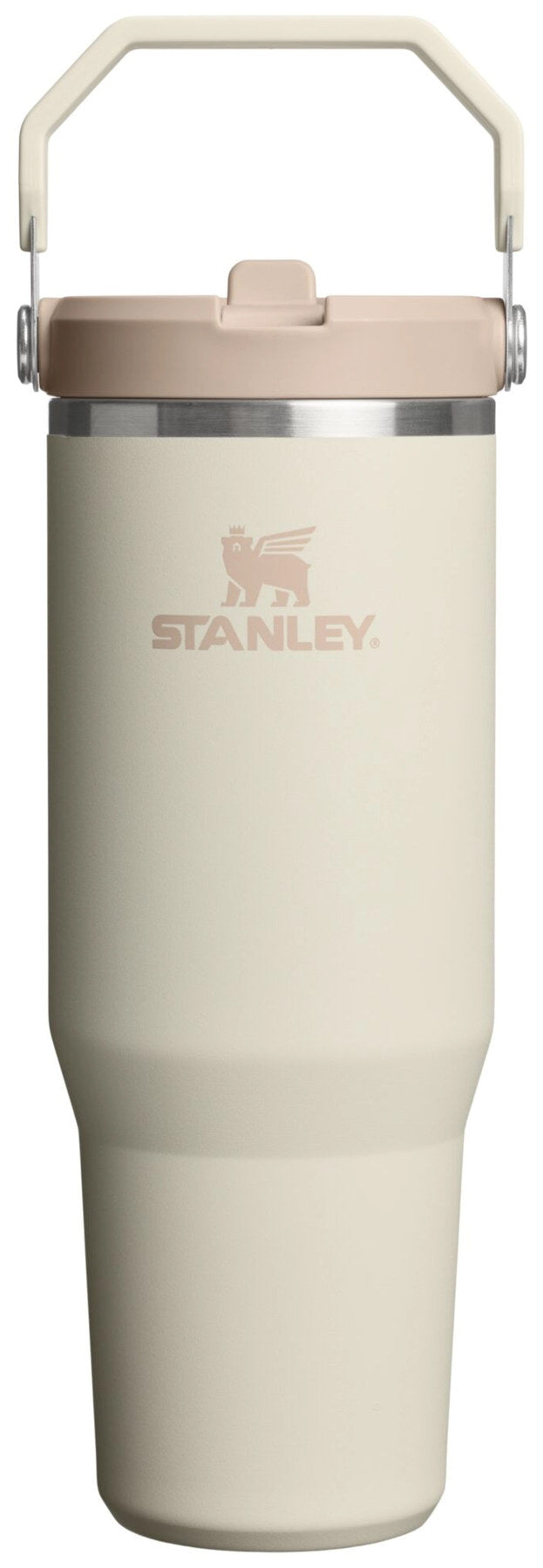 IceFlow Flip Straw Becher 0.89l cream in Blau präsentiert im Onlineshop von KAQTU Design AG. Thermosflasche ist von Stanley