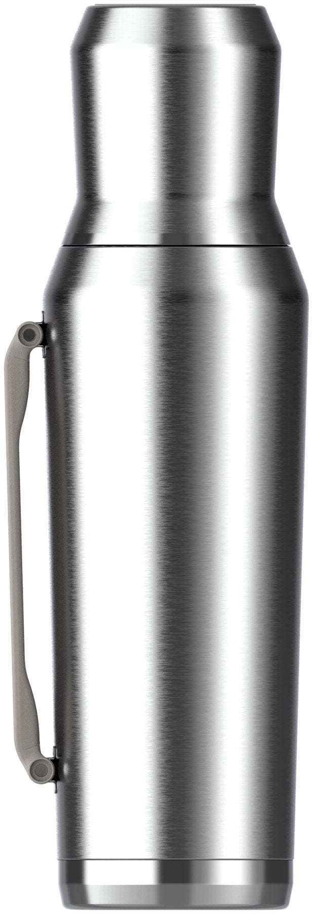 Ideal Maté Flasche 1.2l stainless steel ash in Grau präsentiert im Onlineshop von KAQTU Design AG. Thermosflasche ist von Stanley