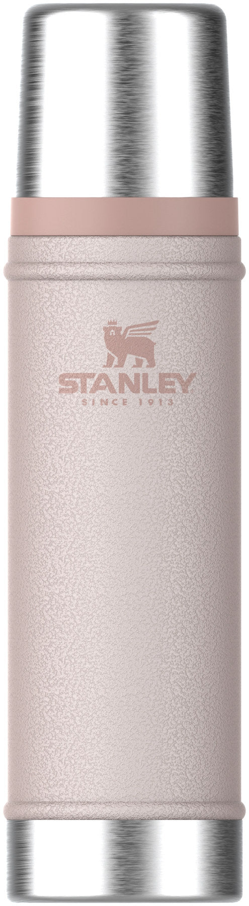 Legendary Classic Flasche 0.59l hammertone rose quartz in Pink präsentiert im Onlineshop von KAQTU Design AG. Thermosflasche ist von Stanley