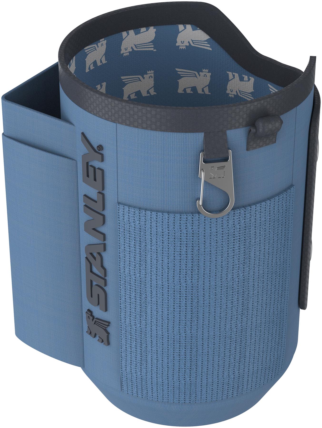 Stylische Stanley Thermosflasche in Himmelblau, 1,18 l, ideal für unterwegs, sorgt für optimale Temperatur deiner Getränke den ganzen Tag.