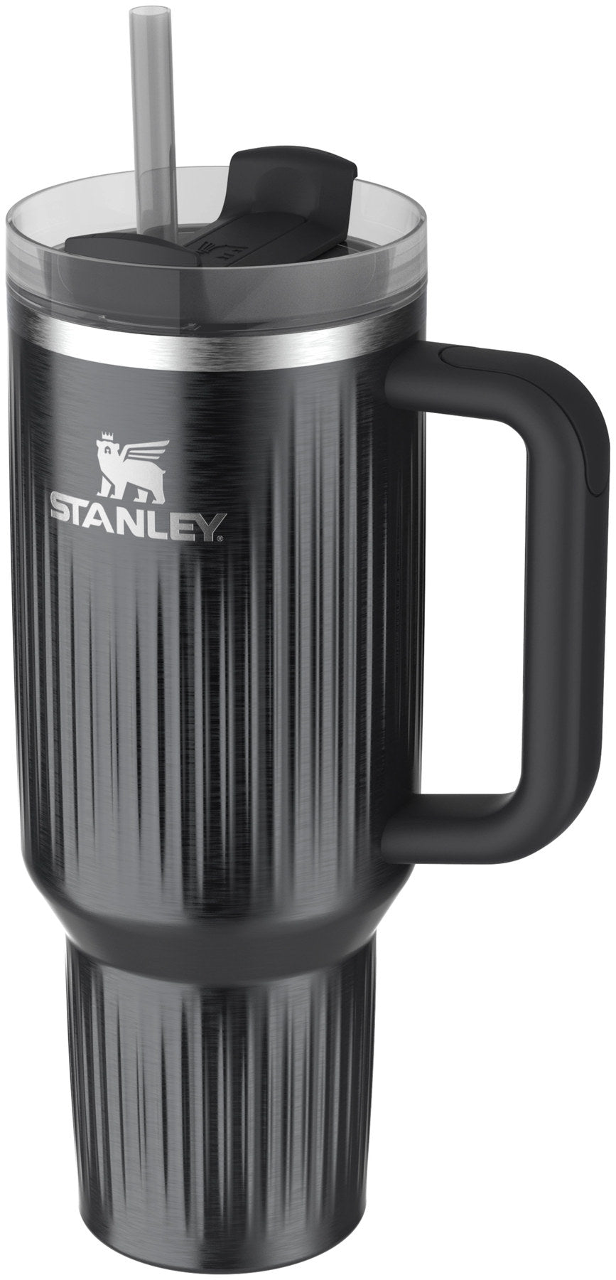 Quencher Fluted 1.18 black PVD in Schwarz präsentiert im Onlineshop von KAQTU Design AG. Thermosflasche ist von Stanley