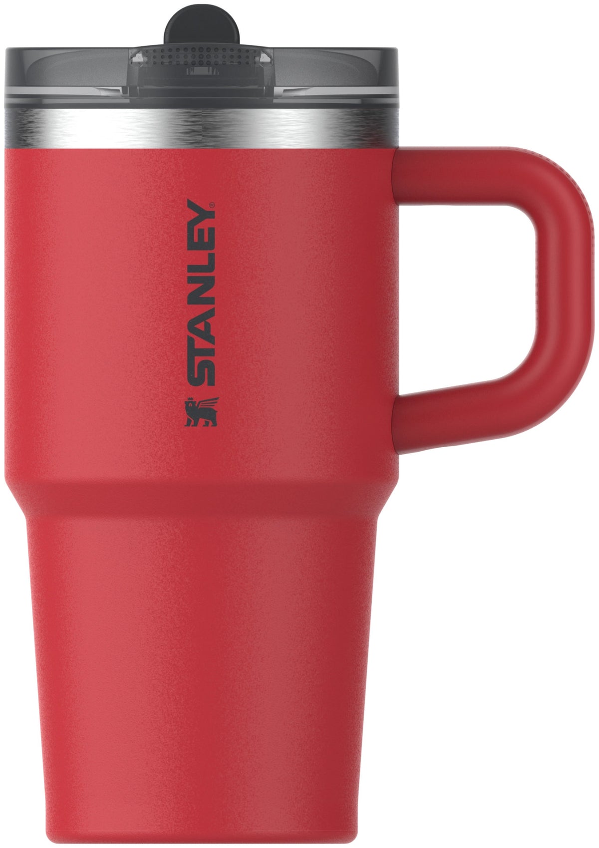 Quencher ProTour Flip Straw 0.59l chili black in Schwarz präsentiert im Onlineshop von KAQTU Design AG. Thermosflasche ist von Stanley
