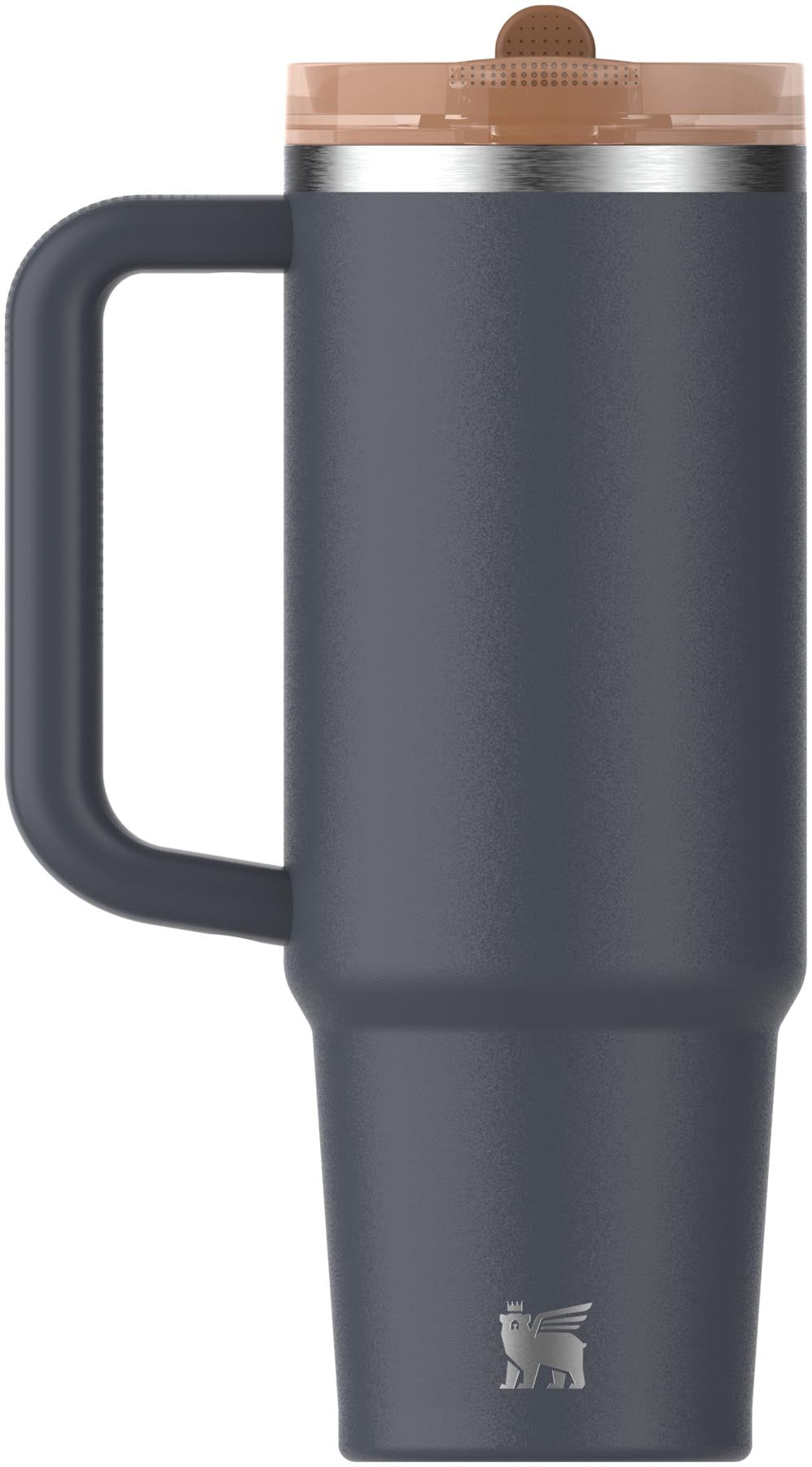 Stylische Stanley Thermosflasche Quencher ProTour mit Flip Straw in Twilight-Blau, ideal für unterwegs und Outdoor-Aktivitäten.