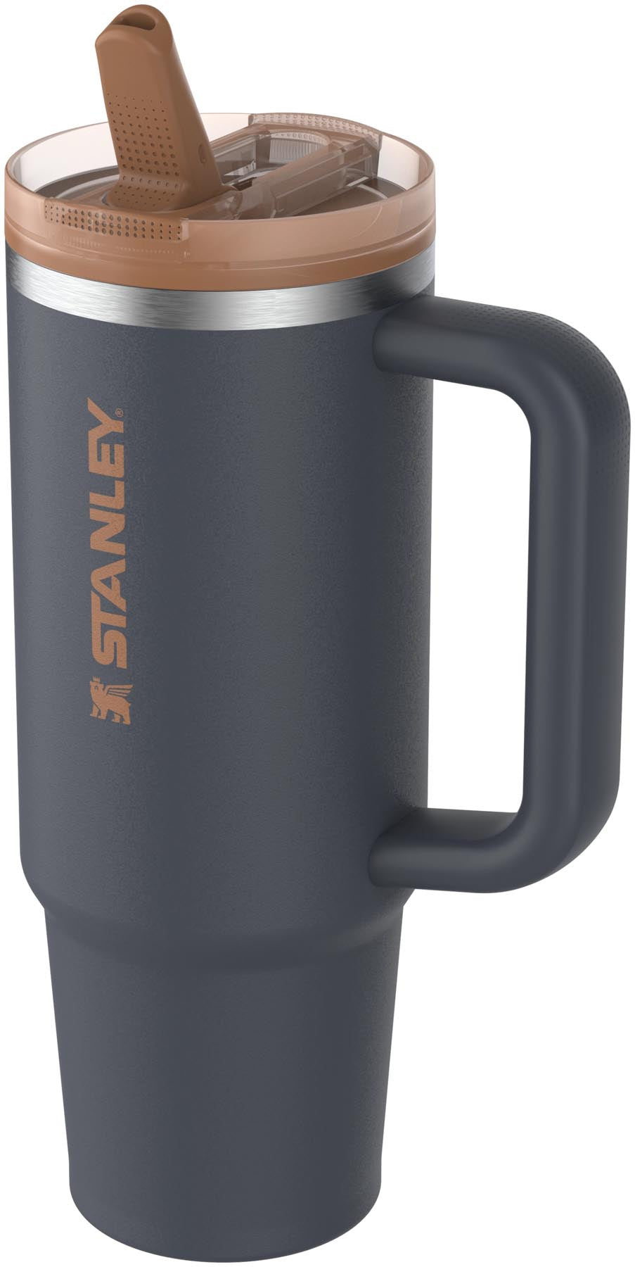 Stylische Stanley Quencher ProTour Thermosflasche in Twilight-Blau, 0.89l, ideal für unterwegs und hält Getränke lange kühl.