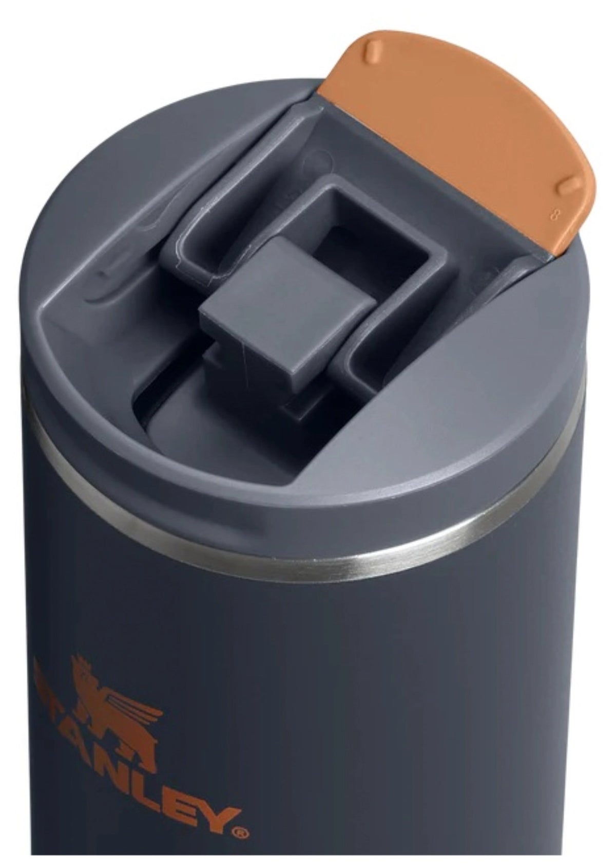 Transit FlipTop Becher 0.47l twilight in Blau präsentiert im Onlineshop von KAQTU Design AG. Thermosflasche ist von Stanley