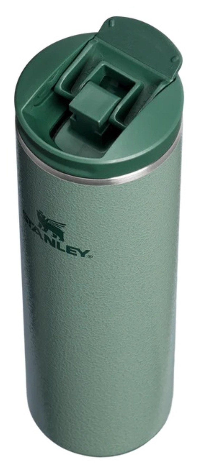 Transit Fliptop Becher 0.47l hammertone green in Grün präsentiert im Onlineshop von KAQTU Design AG. Thermosflasche ist von Stanley