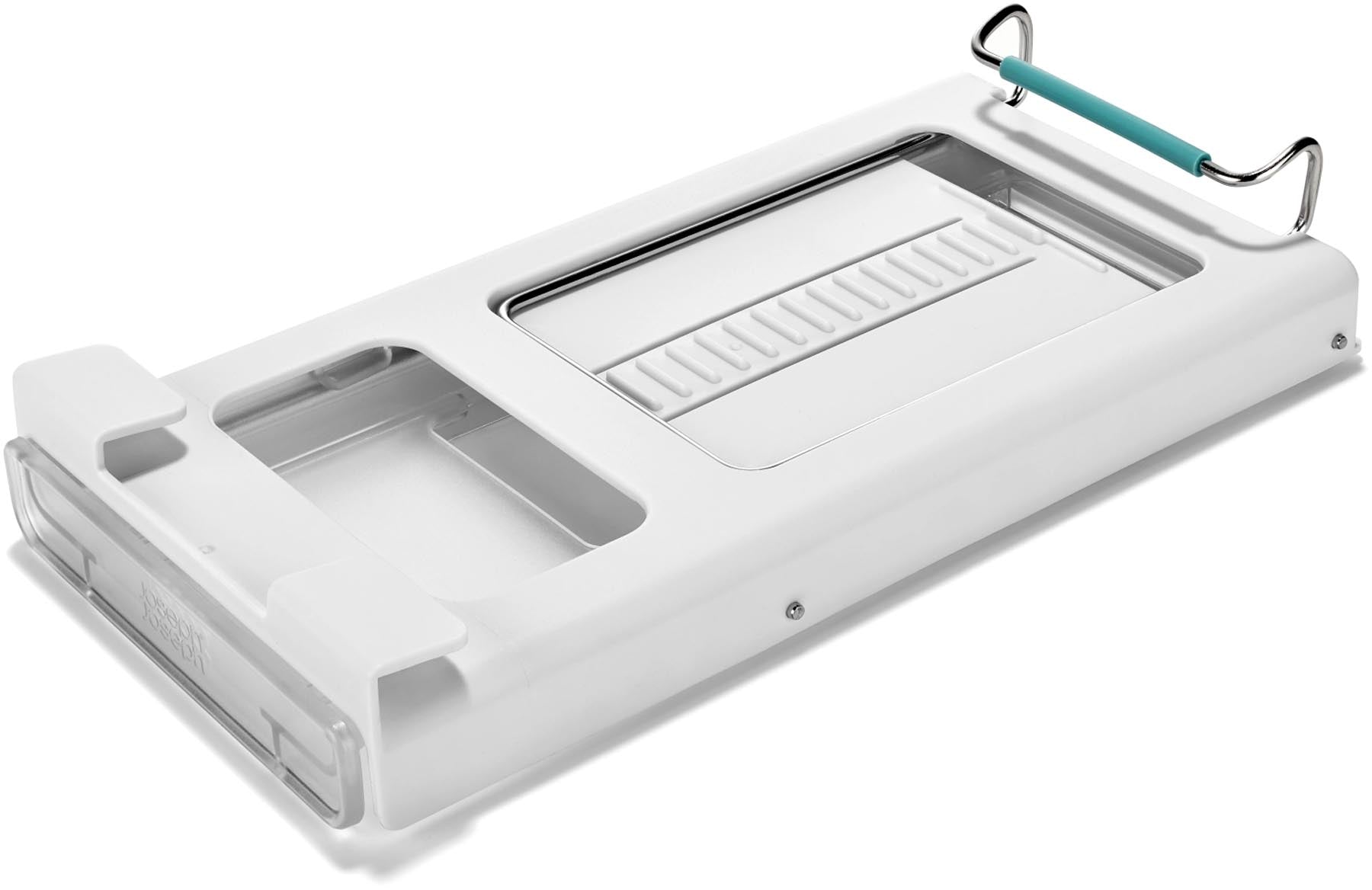 FridgeStore Kühlschrank-Unterregal Dosenhalter in Grau präsentiert im Onlineshop von KAQTU Design AG. Käsezubehör ist von Joseph Joseph