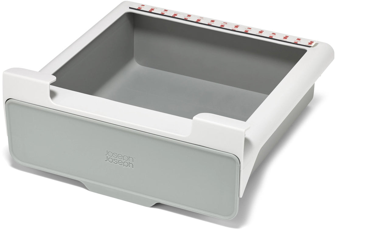 CupboardStore Unterregal-Schublade aus recycl. Kunststoff in Grau präsentiert im Onlineshop von KAQTU Design AG. Küchenhelfer ist von Joseph Joseph