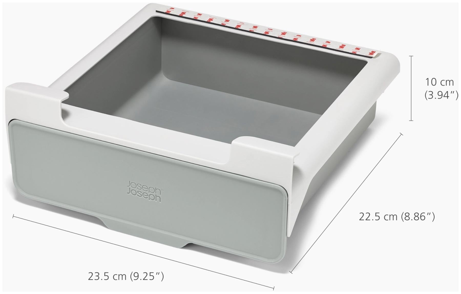 Stylische und umweltfreundliche Unterregal-Schublade von Joseph Joseph, perfekt für die effiziente Aufbewahrung in Ihrer Küche.