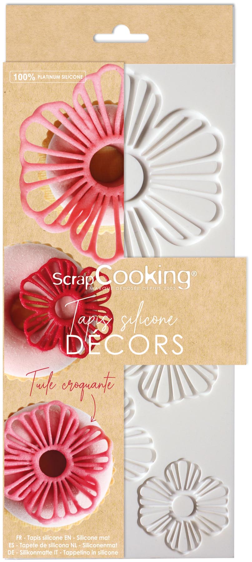 Backform Blumenmuster Silikon in präsentiert im Onlineshop von KAQTU Design AG. Backform / Backblech ist von Scrap Cooking