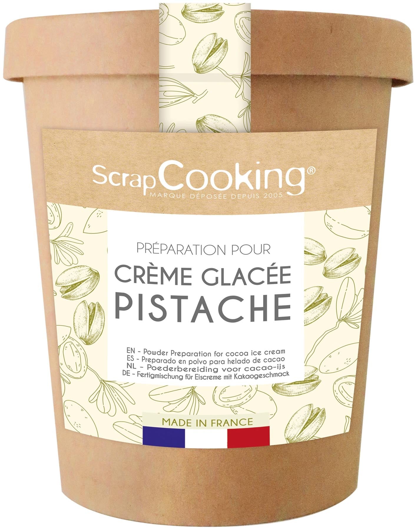 Fertigmischung Glace Pistache Mix 185g in präsentiert im Onlineshop von KAQTU Design AG. Backutensilien ist von Scrap Cooking