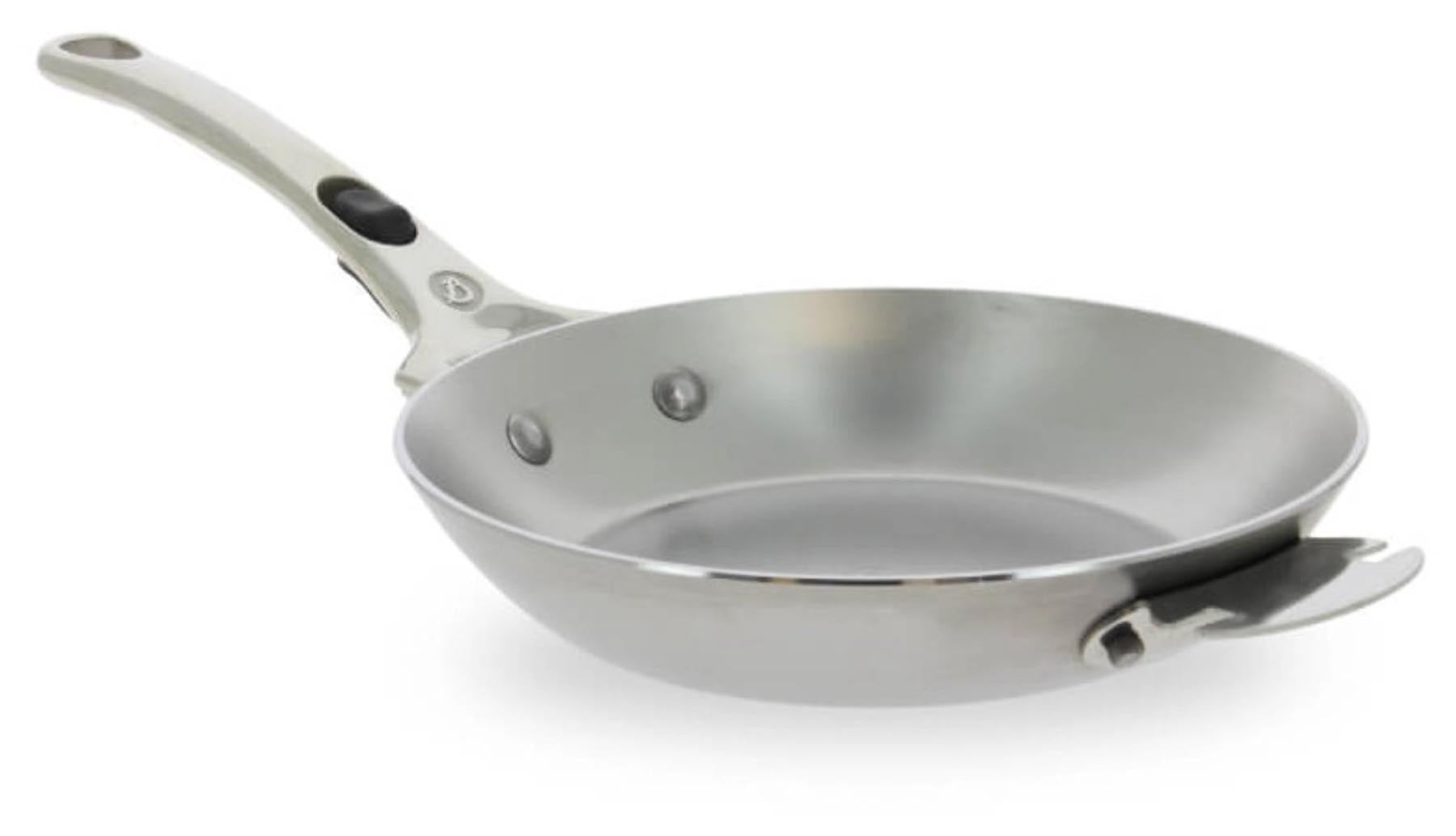 Mineral B Loqy Bratpfanne ohne Griff D20cm Eisen in Silber präsentiert im Onlineshop von KAQTU Design AG. Bratpfanne ist von de Buyer