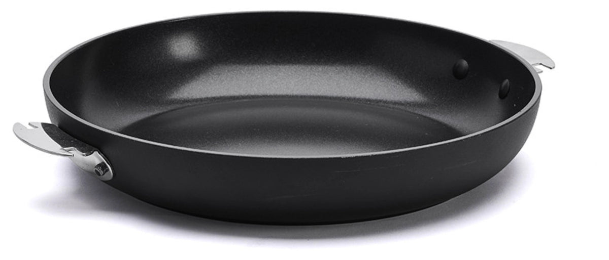 Ceranoa Loqy Bratpfanne D28cm Keramik in Schwarz präsentiert im Onlineshop von KAQTU Design AG. Bratpfanne ist von de Buyer