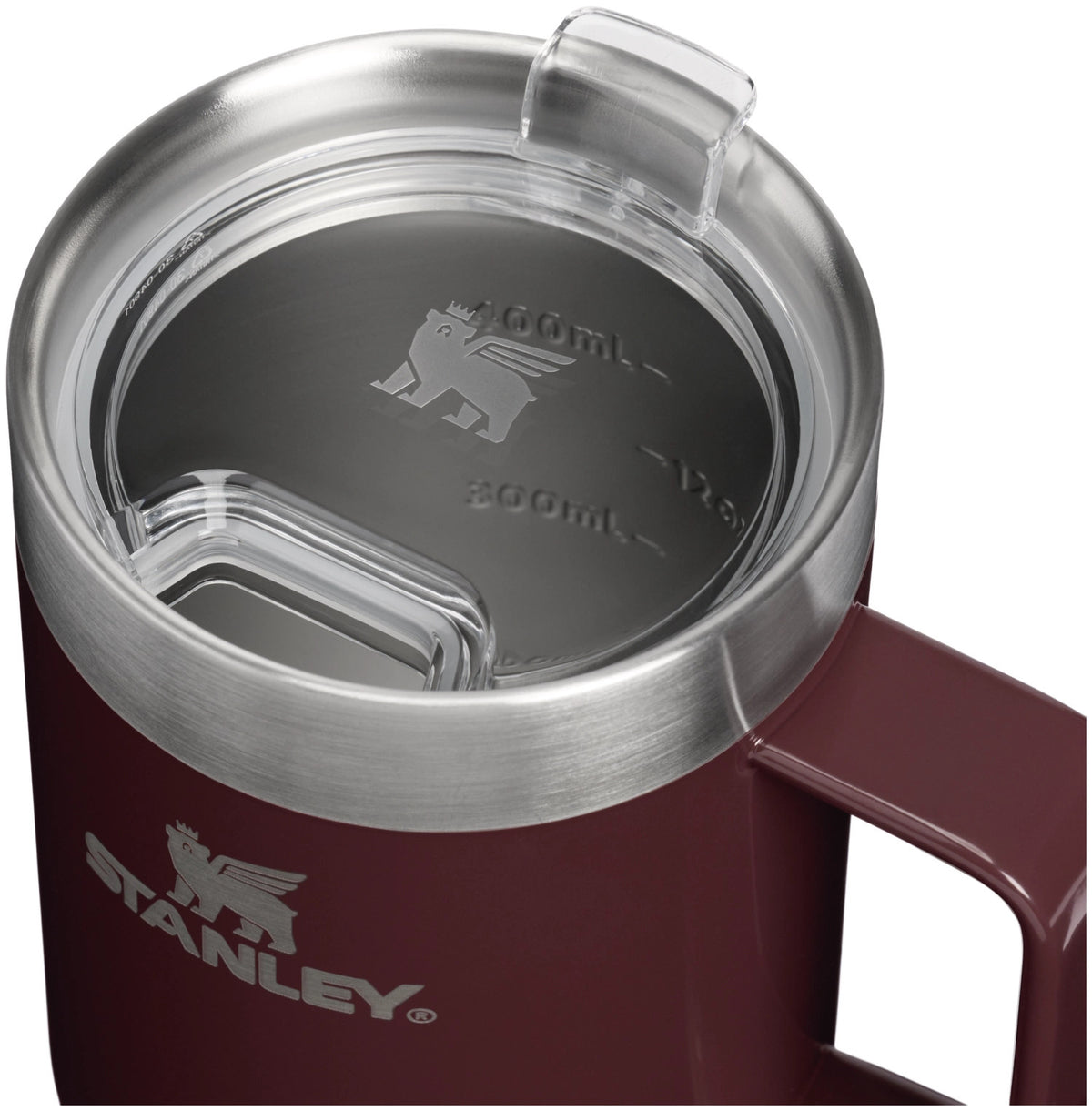 Braune Thermosflasche Everyday Suburban Mug coffee gloss von Stanley mit glänzender Oberfläche
