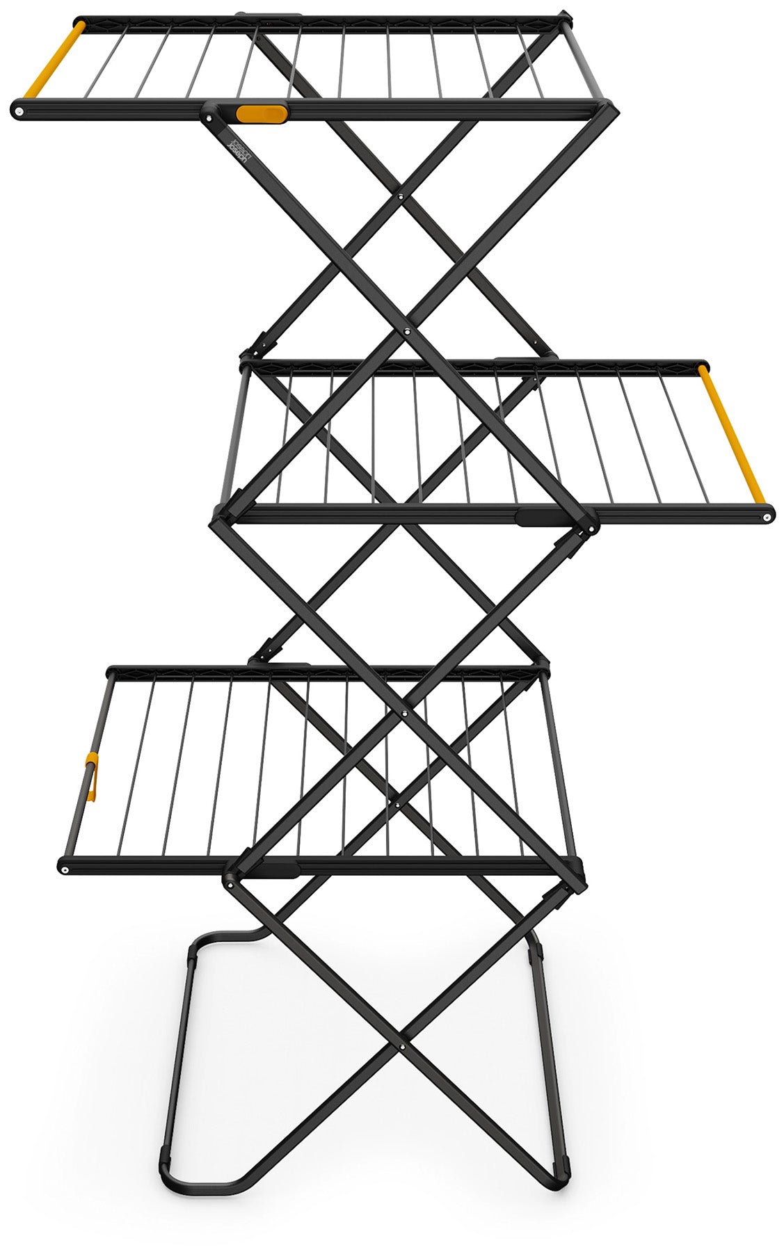 Hochwertiger AirFrame Max Wäscheständer von Joseph Joseph, flexibel in der Höhe einstellbar, perfekt für platzsparendes Trocknen von Wäsche.