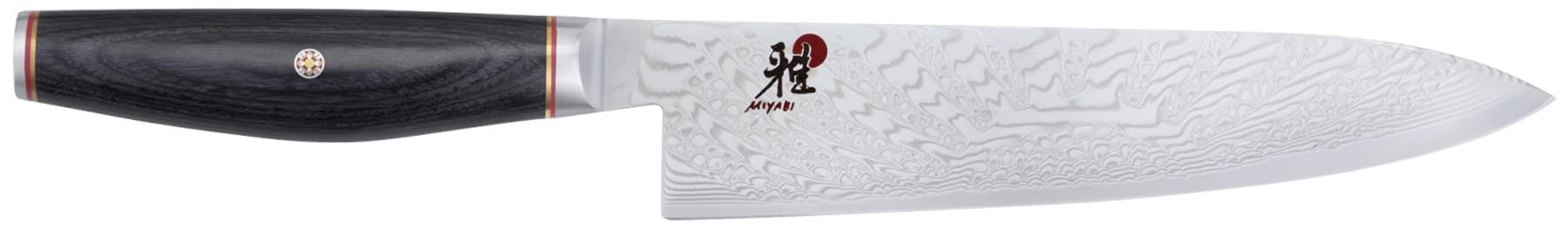 Tenmei Gyutoh 20cm in Schwarz präsentiert im Onlineshop von KAQTU Design AG. Küchenmesser ist von Miyabi