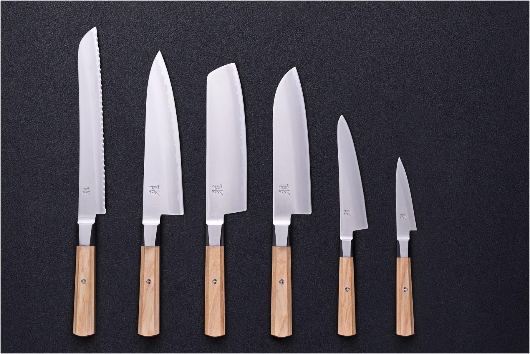 Elegantes Miyabi Koya 4000 FC V2 Bunka Küchenmesser mit 17 cm Klinge, ideal für präzises Schneiden und Zubereiten in der modernen Küche.