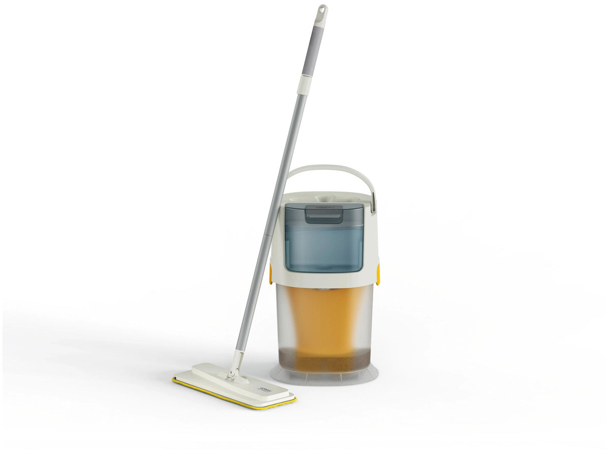 UltraClean Hartboden Reinigungssystem hellgrau in Grau präsentiert im Onlineshop von KAQTU Design AG. Reinigung & Wäsche ist von Joseph Joseph