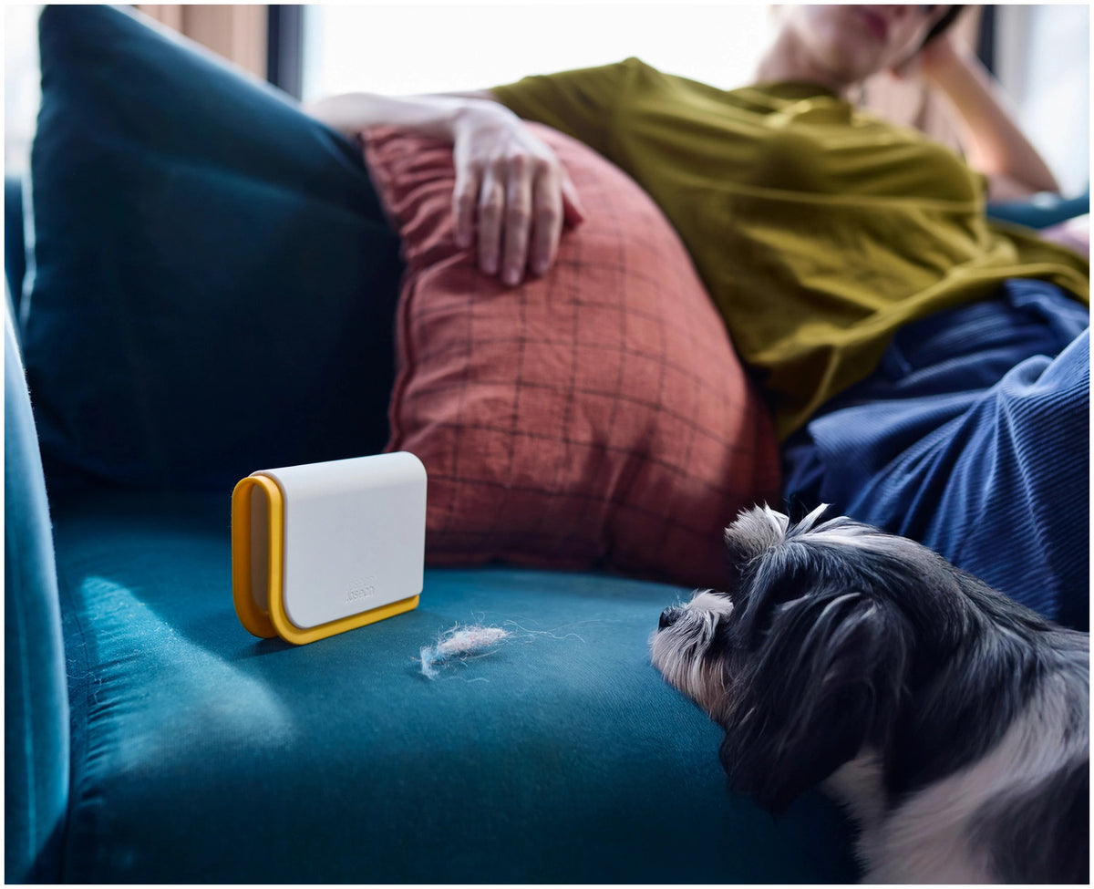CleanTech 3-in-1 Tierhaare Reinigungsgadget hellgrau in Grau präsentiert im Onlineshop von KAQTU Design AG. Reinigung & Wäsche ist von Joseph Joseph